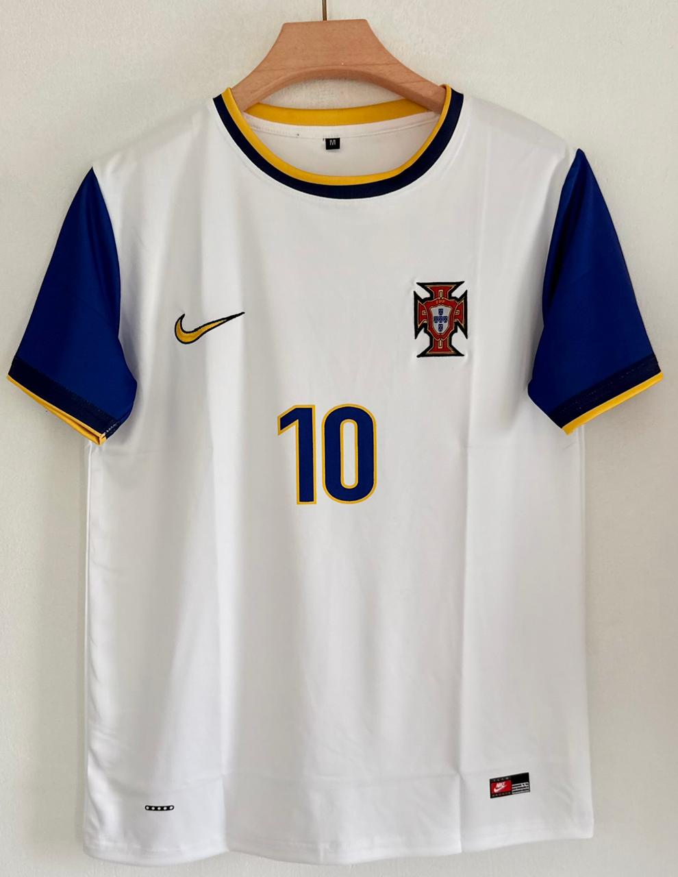 PORTUGAL 1998 AWAY JERSEY EMBROIDERY RUI COSTA