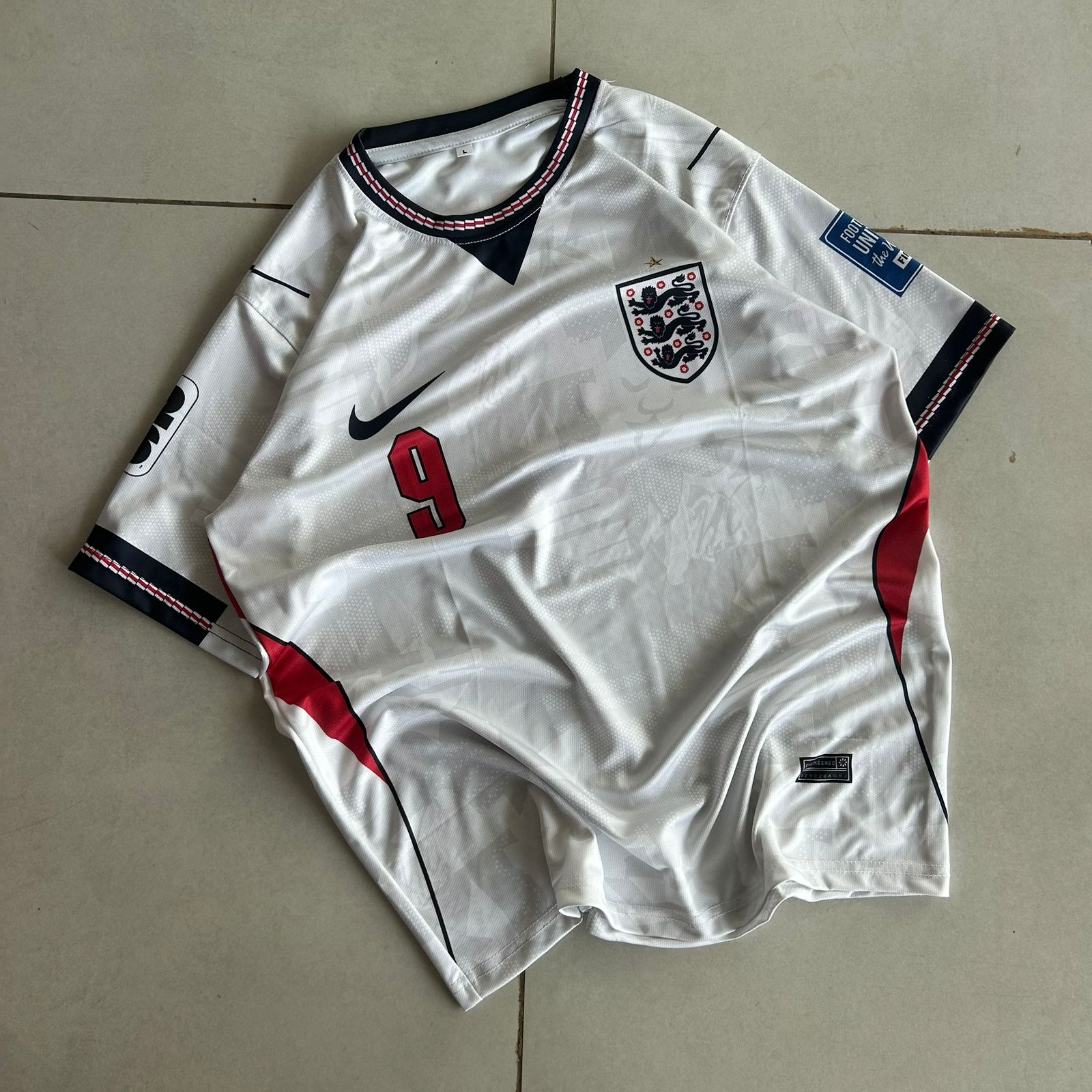 ENGLAND 2026 WORD CUP HOME JERSEY KANE