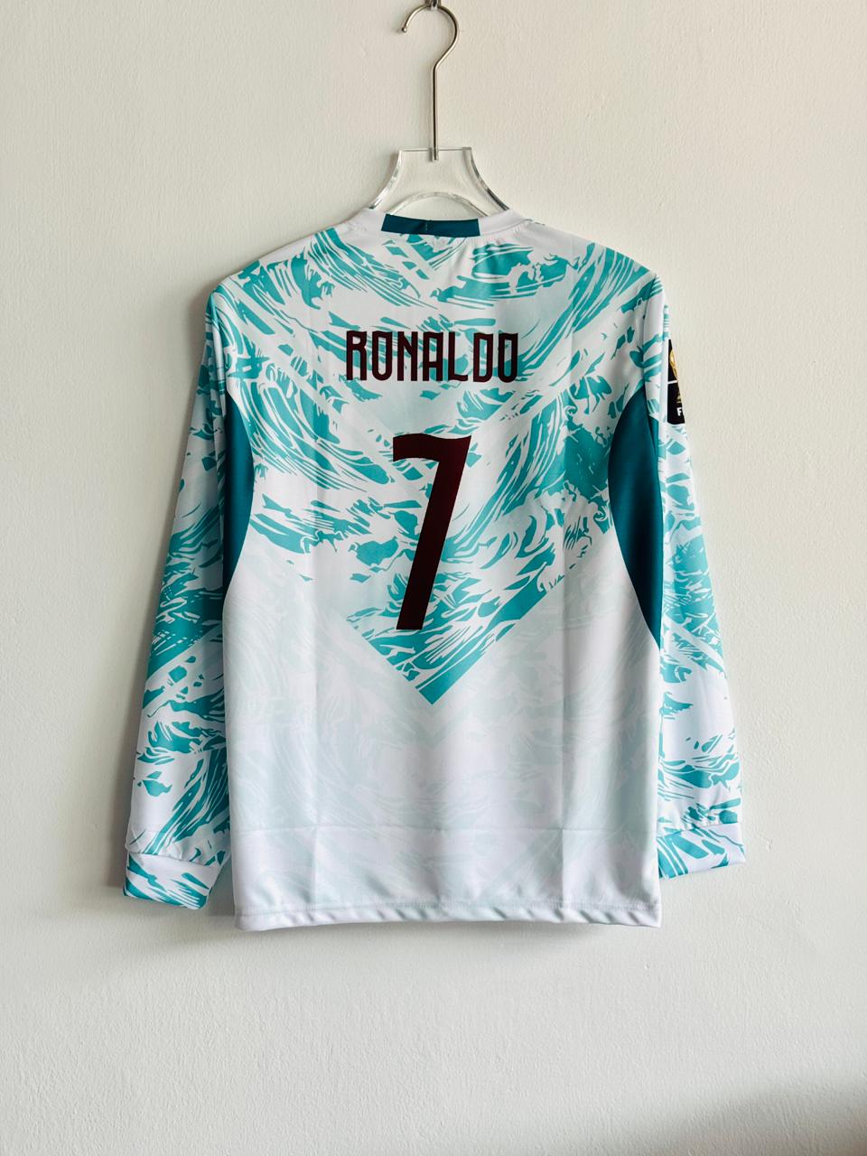 PORTUGAL 2026 AWAY JERSEY EMBROIDERY FULL SLEEVE RONALDO