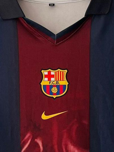 FC Barcelona x Travis Scott Five Sleeve Retro Jersey Embroidery