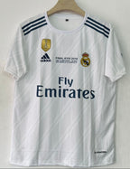 Real Madrid 2018 UCL Retro Half Sleeve Jersey Embroidery - Ronaldo