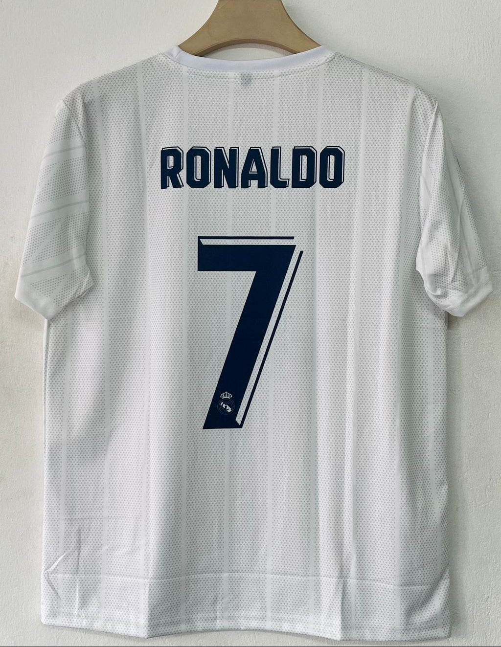 Real Madrid 2018 UCL Retro Half Sleeve Jersey Embroidery - Ronaldo