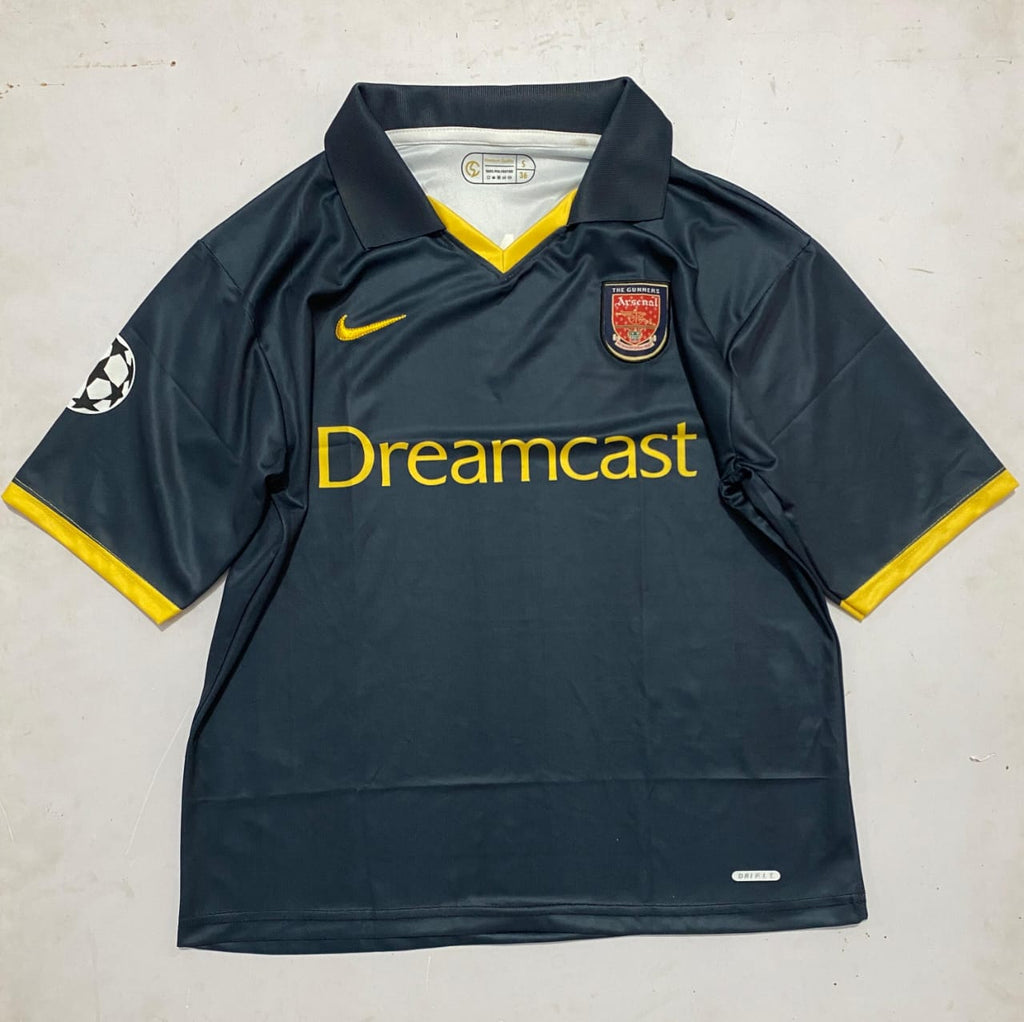 Arsenal 2000/2002 Five Sleeve Third Kit Embroidery Henry