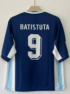 Argentina 1998 FIFA World Cup Five Sleeve Away Jersey Batistuta