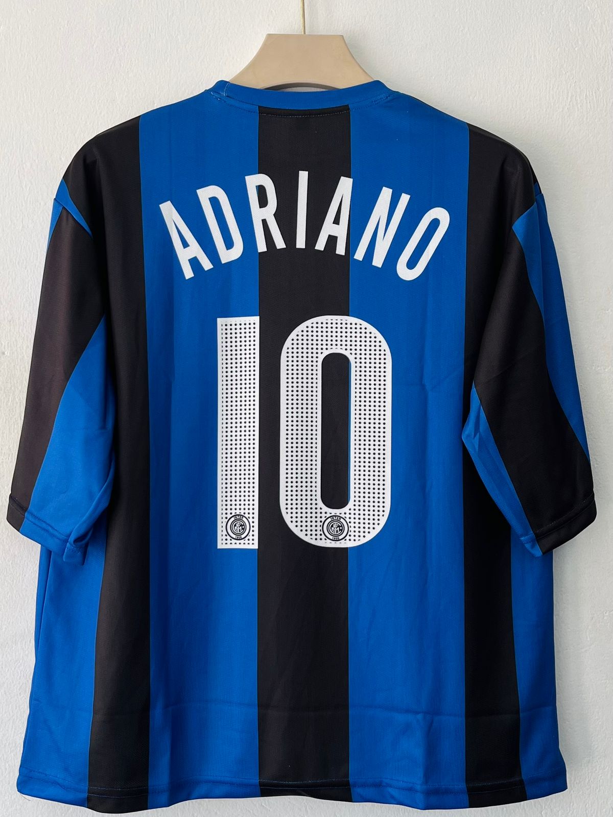 Inter Milan 2004/2005 Five Sleeve Home Jersey Adriano