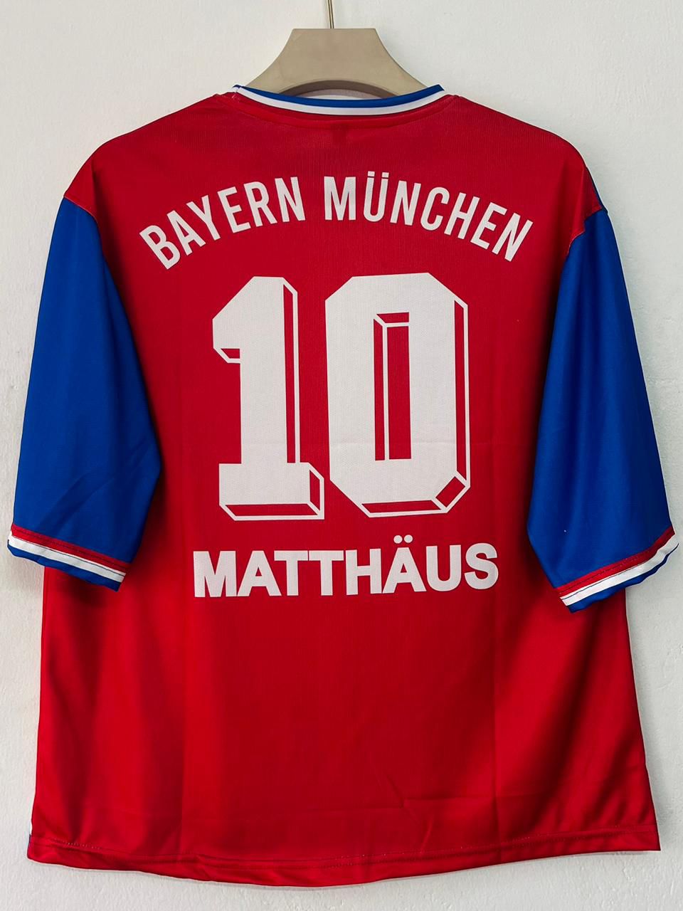 FC Bayern Munich 1993/1995 Five Sleeve Home Jersey Mattaus