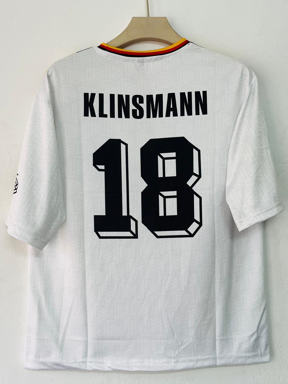 Germany 1994 Five Sleeve Home Jersey Klinsmann