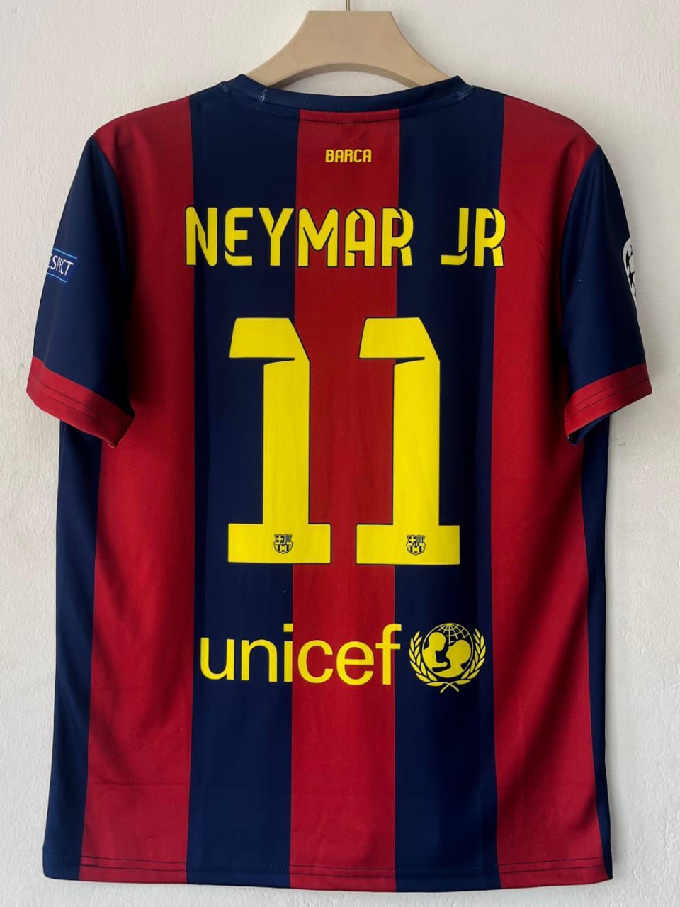 FC Barcelona 2014/2015 Home Jersey Neymar Embroidery