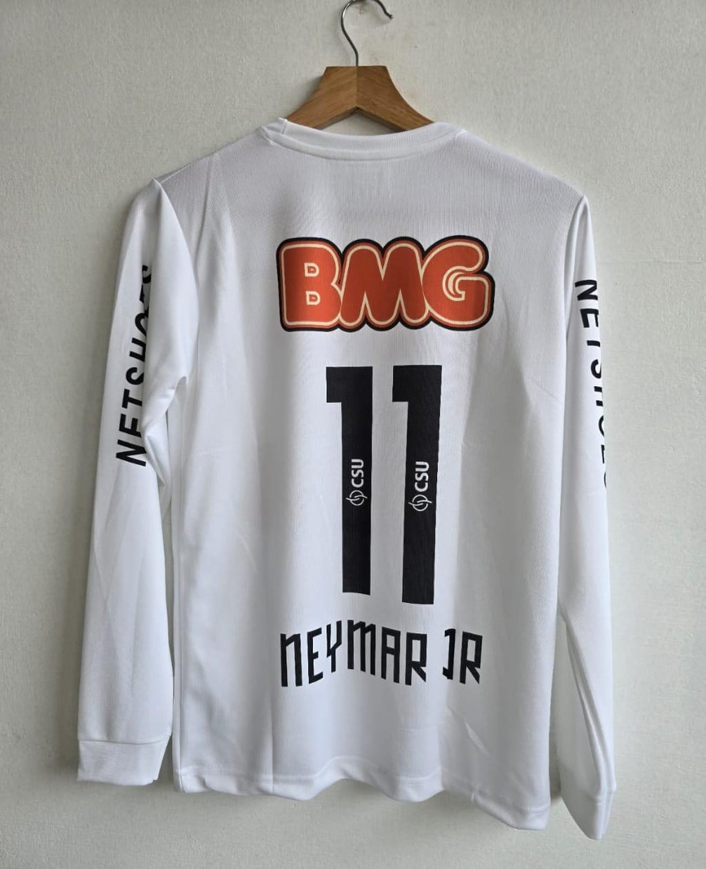 Santos 2011/2012 Full Sleeve Home Jersey Embroidery - Neymar