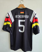 Germany 1996 Five Sleeve Retro Away Jersey Beckenbauer