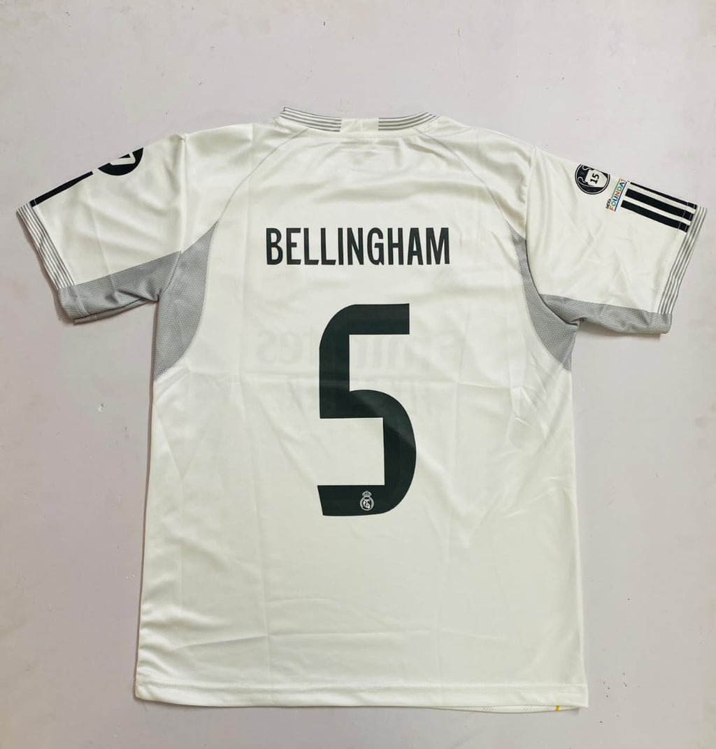 Real Madrid 2025/2026 Home Jersey Embroidery Bellingham