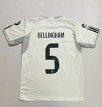 Real Madrid 2025/2026 Home Jersey Embroidery Bellingham