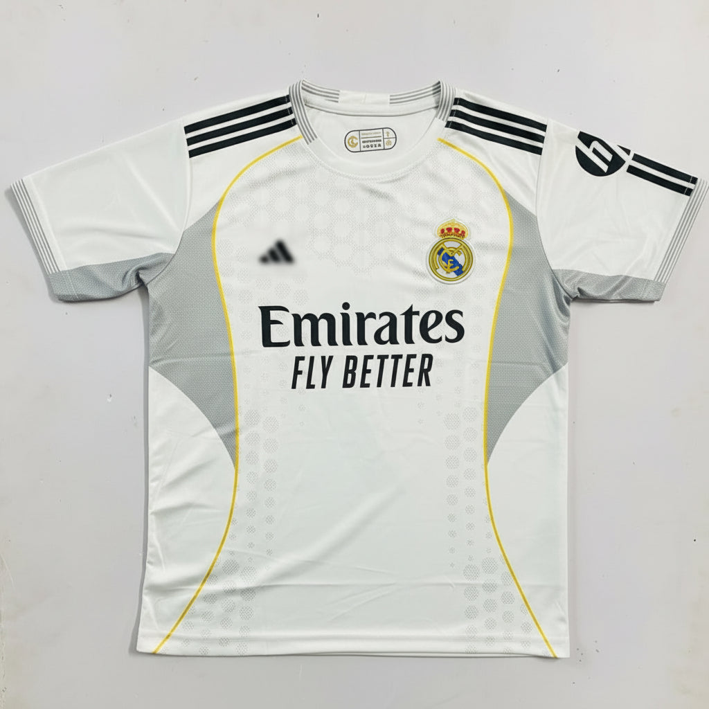 Real Madrid 2025/2026 Home Jersey Embroidery Bellingham