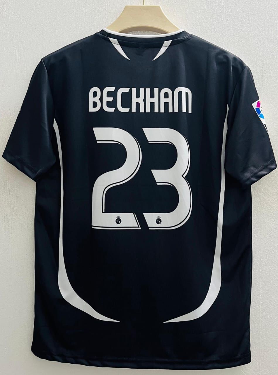 Real Madrid 2006/2007 Retro Away Jersey Beckham