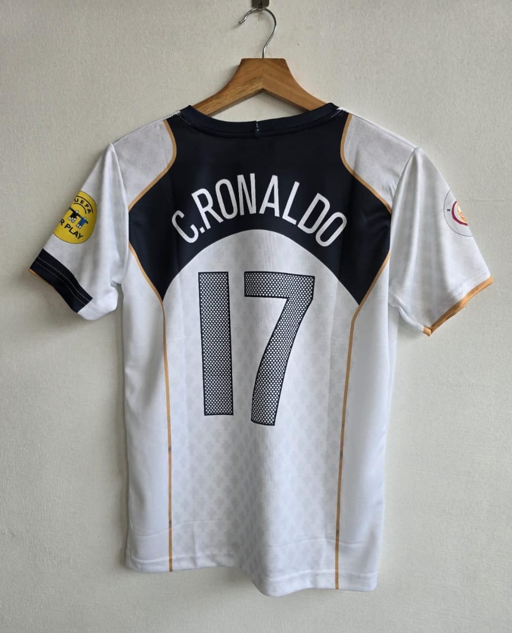 Portugal 2004 Away Jersey Embroidery Ronaldo