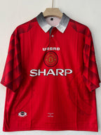 Manchester United 1996/1998 Five Sleeve Collar Home Jersey Beckham