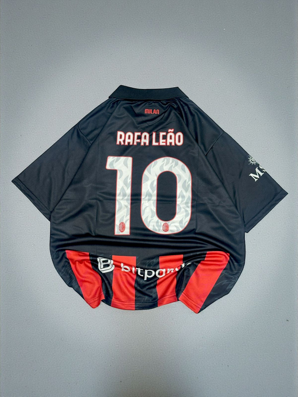 AC Milan 2025/2026 Home Jersey Five Sleeve Collar Embroidery