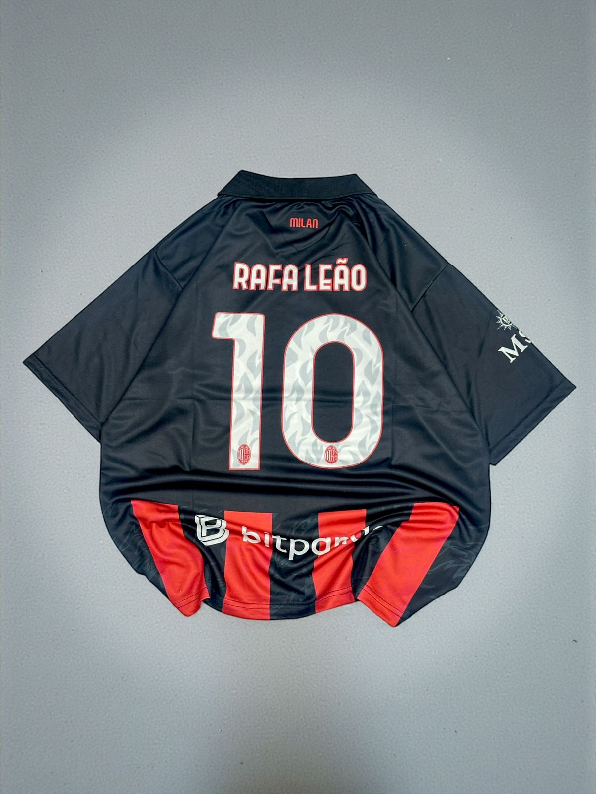 AC Milan 2025/2026 Home Jersey Five Sleeve Collar Embroidery