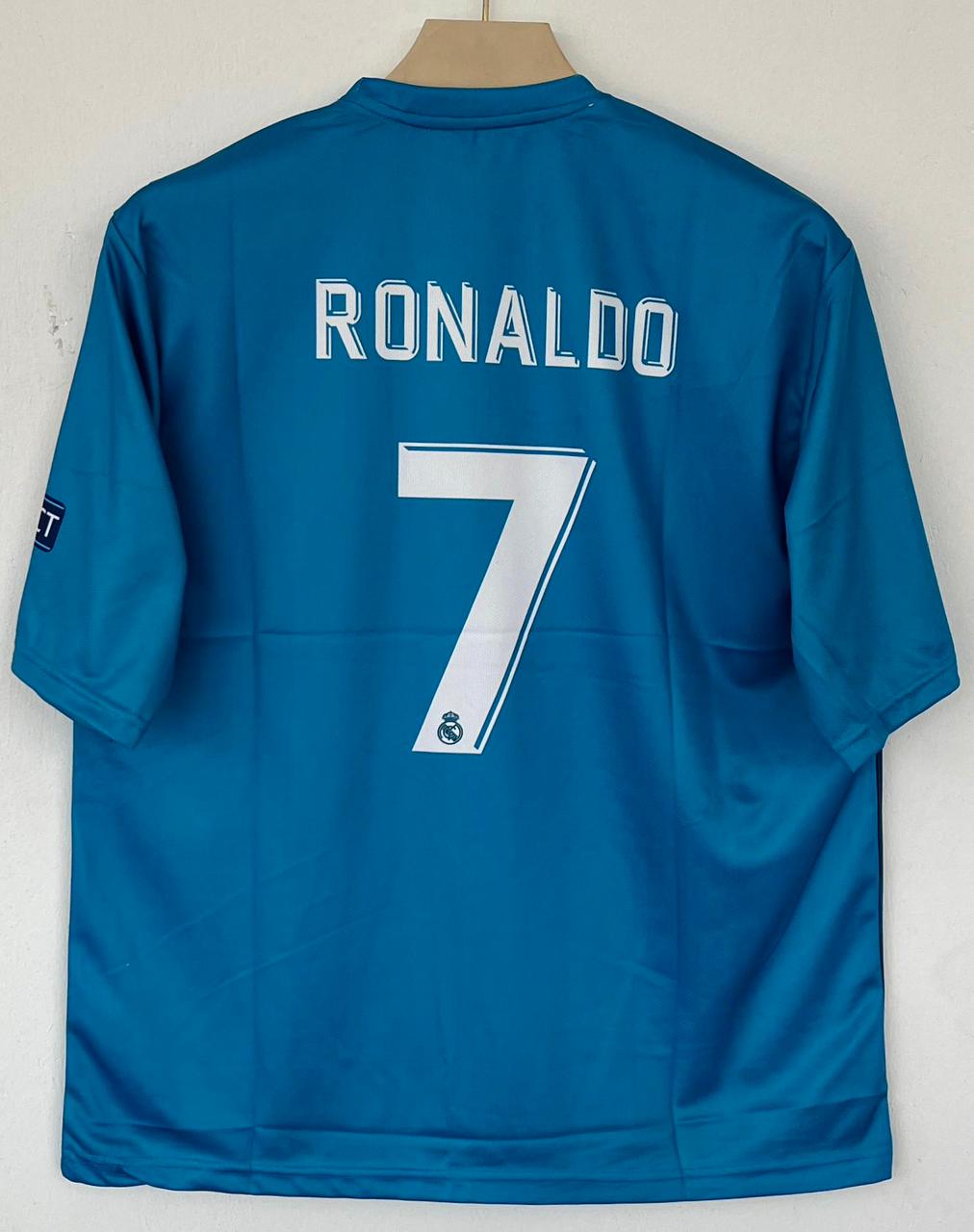 Real Madrid 2017/2018 Five Sleeve Third Kit Ronaldo