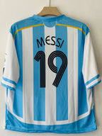 Argentina 2006 Five Sleeve Home Jersey Messi