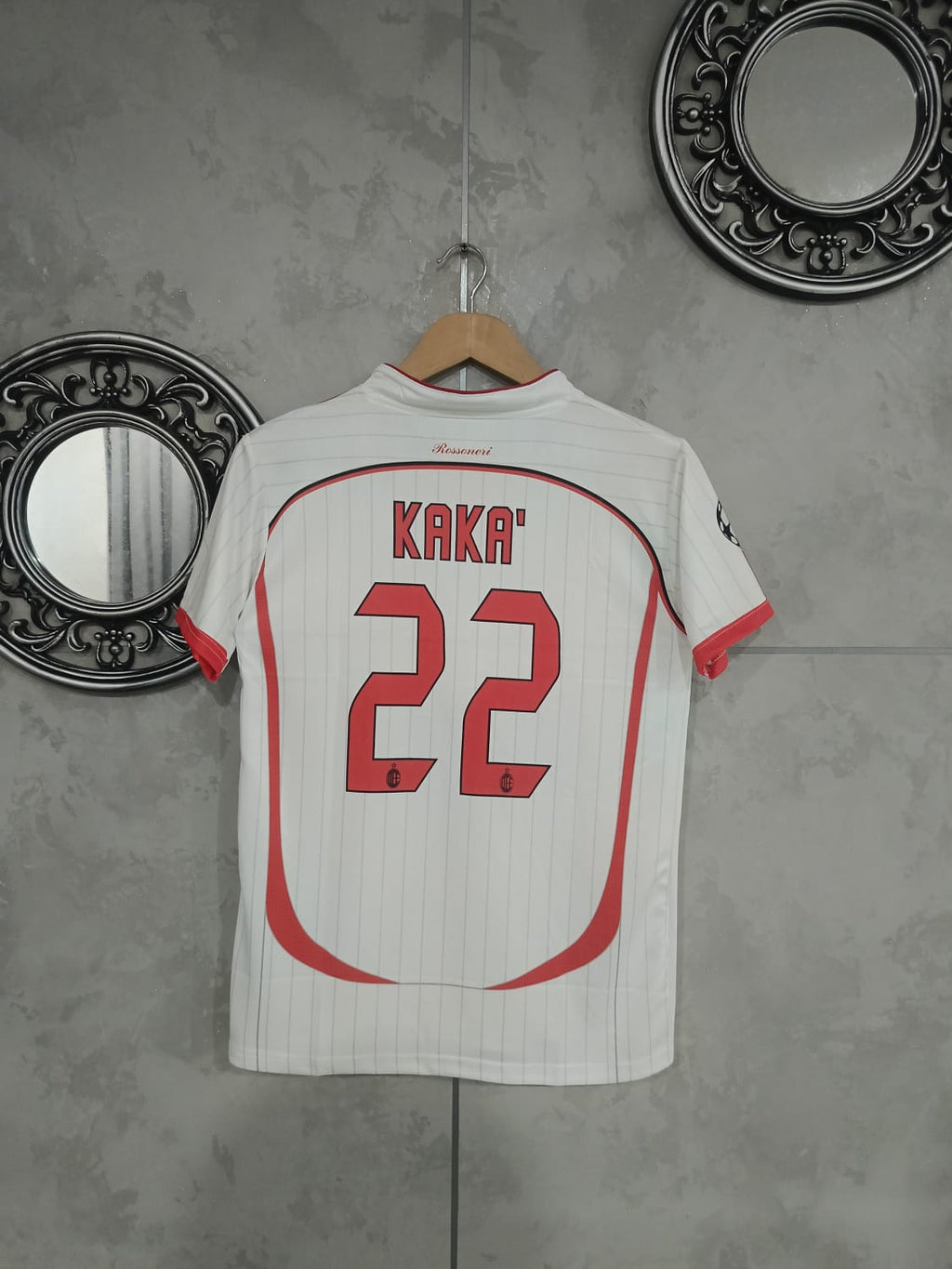 AC Milan 2006/2007 Away Jersey Embroidery Kaka