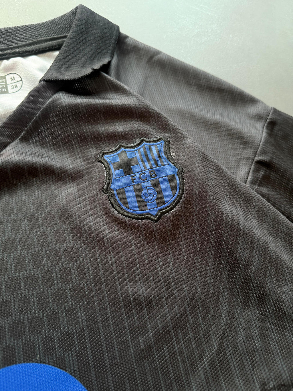 FC Barcelona 2025/2026 Five Sleeve Collar Away Jersey Embroidery Lamine Yamal