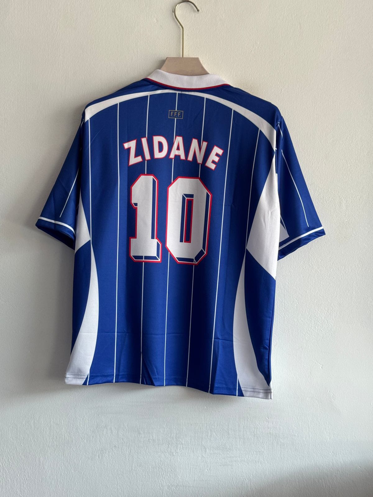 France 1998 Five Sleeve Away Jersey Zidane