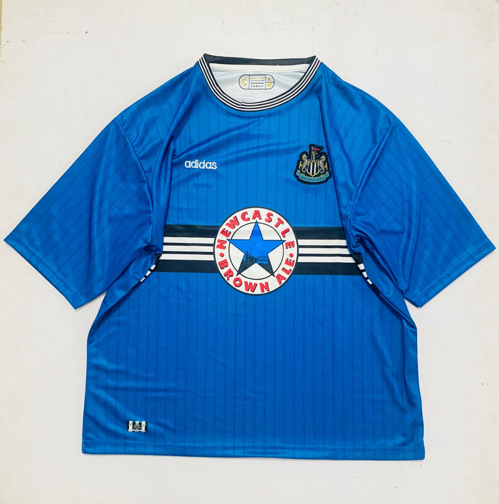 New Castle 1996/1997 Five Sleeve Embroidery Away Jersey