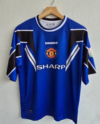Manchester United 1996/1997 Five Sleeve Retro Third Jersey Beckham