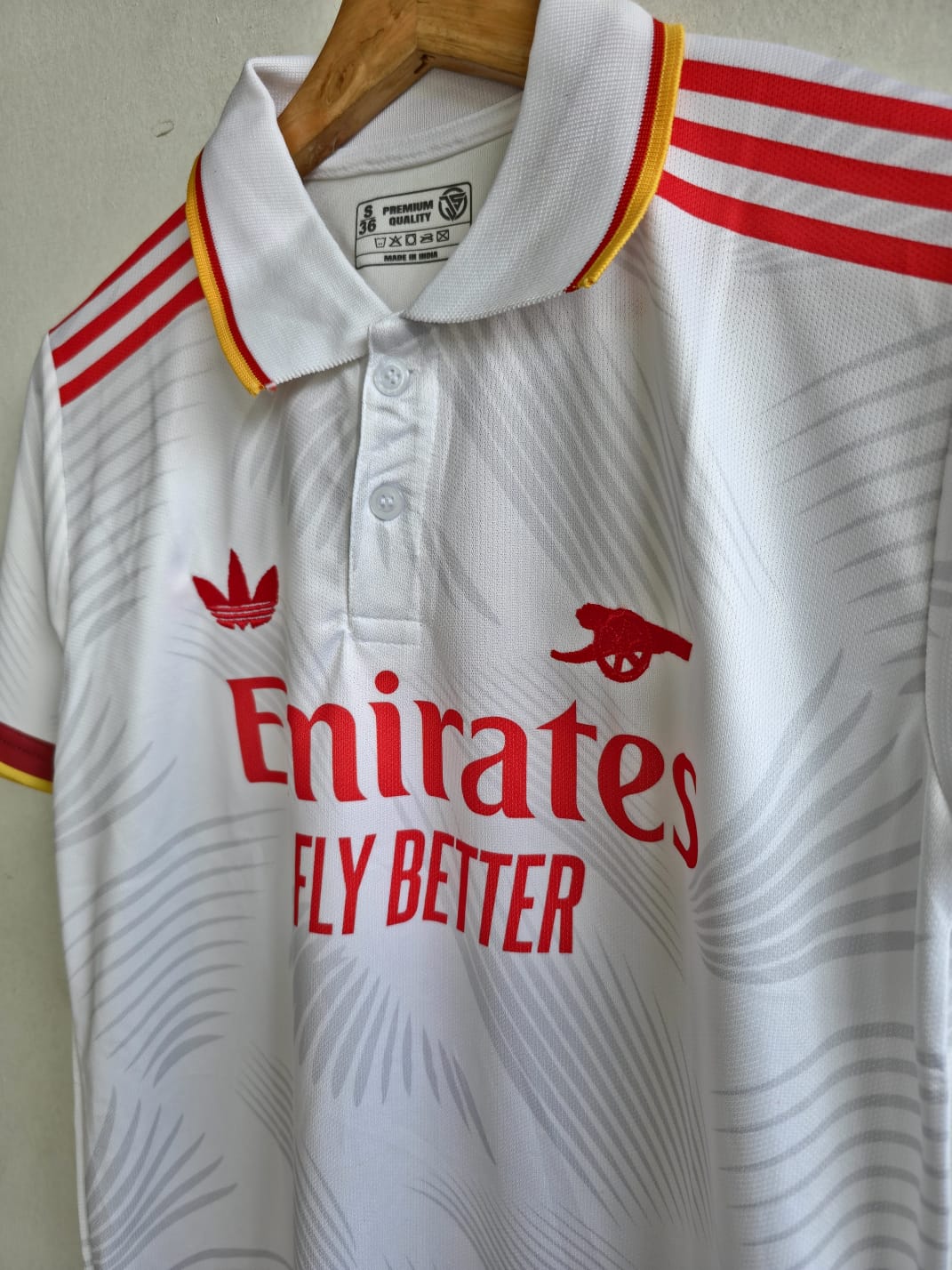 Arsenal 2025/2026 Third Kit Collar Embroidery Saka