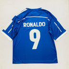 Brazil 1998 World Cup Five Sleeve Embroidery Away Jersey Ronaldo 9