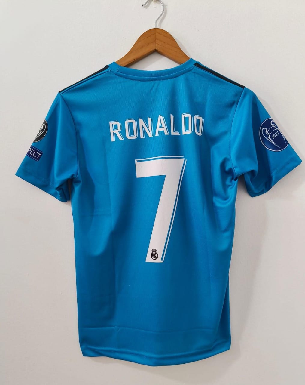 REAL MADRID 2017/2018 EMBROIDERY THIRD KIT RONALDO
