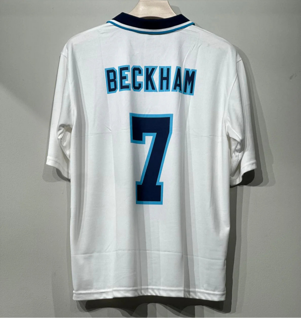 England 1996 Polo Five Sleeve Home Jersey