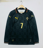 Portugal 2026 Full Sleeve Away Jersey Embroidery Ronaldo