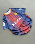 Barcelona 2018 Copa Del Rey Final Home Jerseys Messi